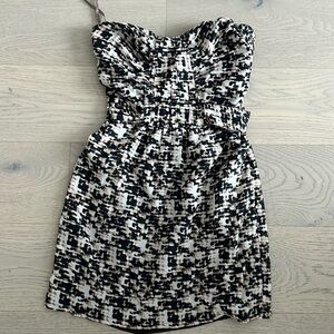 short strapless dress